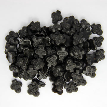 Debron Sugar Free Salty Licorice Clovers (Klavertjes) 2.2 Lbs