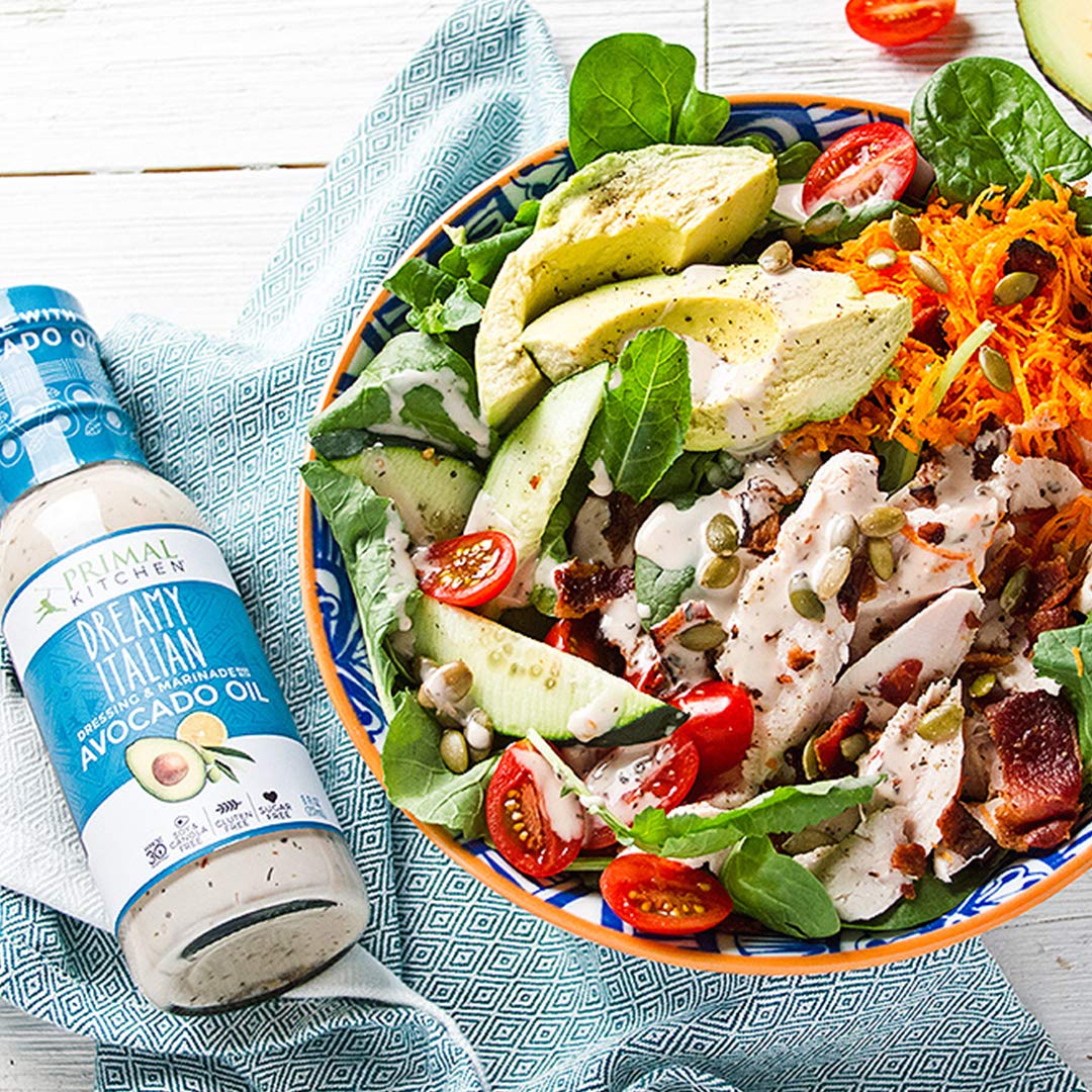 Primal Kitchen Italian Salad Dressing & Marinade, Avocado Oil, Whole30 Approved, 8 Fl Oz