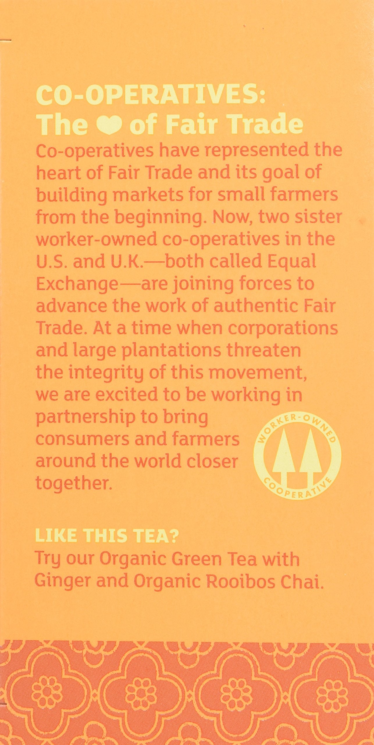 Equal Exchange Organic Caffeine Free Ginger Tea, 20-Count
