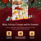 Madelaine Christmas Countdown Advent Calendar - 2023 Edition, 6 oz Solid Milk Chocolate, 24 Chocolates, Pack of 2
