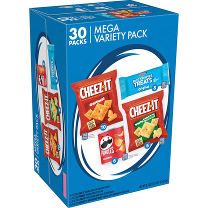 Kelloggs Snacks, Lunch Snacks, Kids Snacks, Mega Pack, Variety Pack, 30.1oz Box (30 Packs)