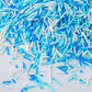 Blue and White Jimmies Sprinkles for Baking 7 oz - Winter Sprinkles for Cookies, Cakes, Cupcakes, Ice Cream, Chocolate | Perfect