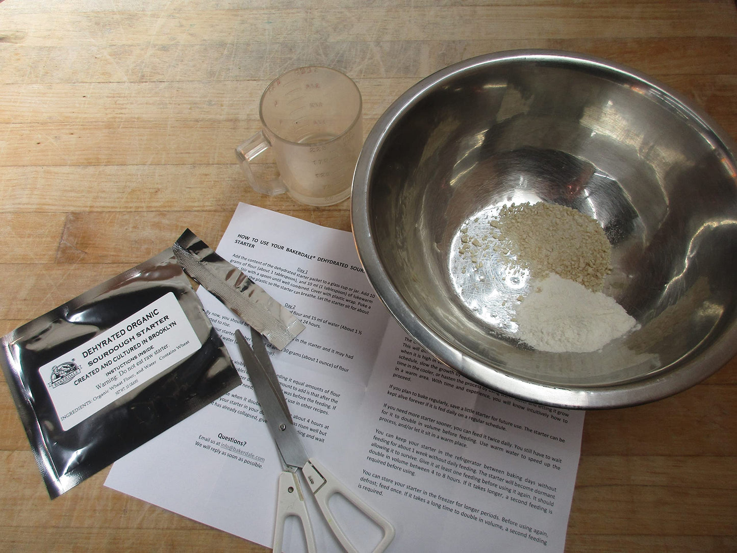 Bakerdale Dehydrated Organic Sourdough Starter Culture - Premium Quality Baking Ingredient
