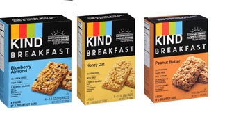 KIND Breakfast Mix, 4 count each (Variety Pack of 3)
