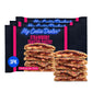 My Cookie Dealer Soft Baked Cookies, Strawberry Toaster Pastry (3-Pack, 4oz Cookie) - Strawberry Pop-Tarts & White Chip Batter, 
