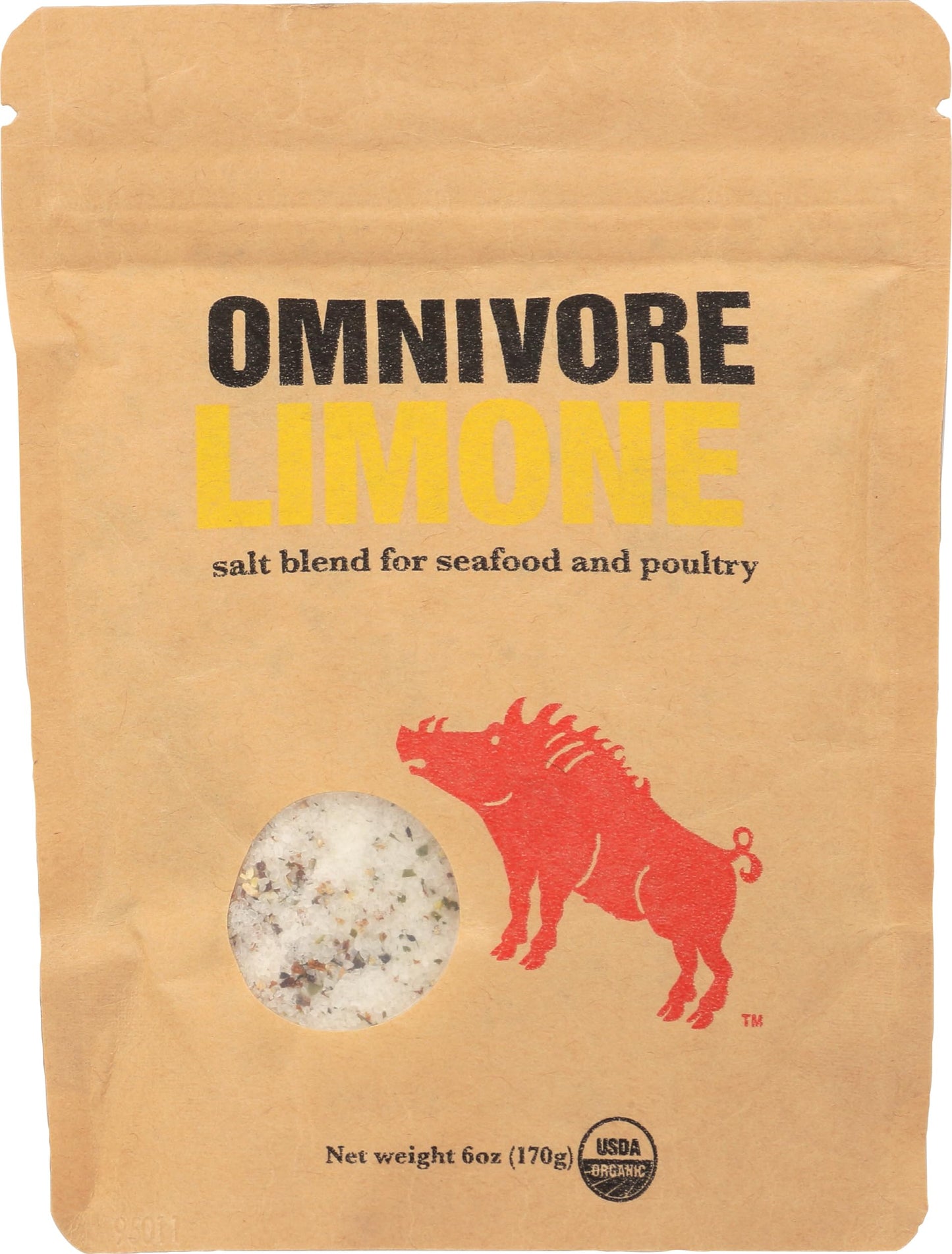 Omnivore Salt, Salt Limone, 6 Ounce