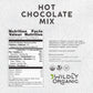 Wildly Organic Hot Chocolate Mix - 16 Oz, 1 Lb Bag - Organic, Vegan, Raw Cacao, Fair Trade, Dairy-Free, Gluten-Free - 3 Ingredie