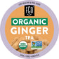 FGO Organic Ginger Tea K-Cup Pods - Caffeine-Free, Keurig Compatible, 24 Count, Pack of 1