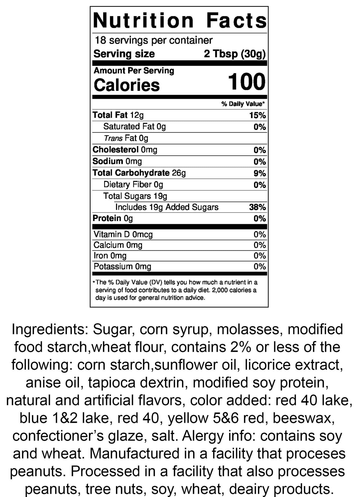 Packaged Premium Candy - 2 Pack (Licorice Bridge Mix (15 Oz.))