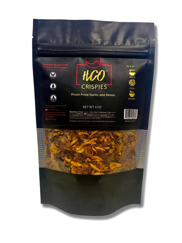 HCO Crispies - Fried Garlic and Onion Mix | Perfect for Baking, Seasoning & Topping | From the Makers of Hot Crispy Oil