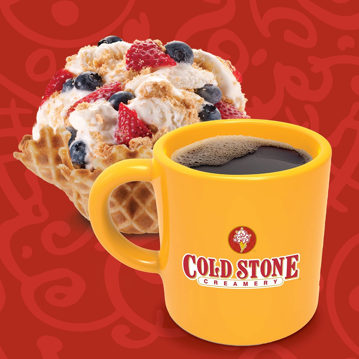 Cold Stone Creamery Coffee Pods, Cheesecake Fantasy Flavor, 40 Count, Compatible with K Cup malt-inspired