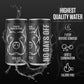 No Days Off Enhanced Sparkling Water - 24 Pack, 8.4 Fl Oz, Sparkling (Unflavored) - Ultra-Purified Reverse Osmosis With Gentle Carbonation, On-The-Go And Bulk Size