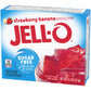 Jell-O Strawberry Banana Gelatin Dessert Mix, Sugar Free, 0.3 oz Boxes, 24 ct Pack