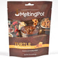 Melting Pot Chocolate Fondue; Mini Chocolate Wafers For Melting, Variety Pack (Dark Chocolate Cookies & Cream, White Chocolate,