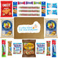 Hangry Kit Birthday Snack Box - (20 CT) Happy Birthday Gift Basket Care Package - Contains Birthday Snacks  Cookies  Chips  Candy. Party Variety Gift Box. (Funny 1)