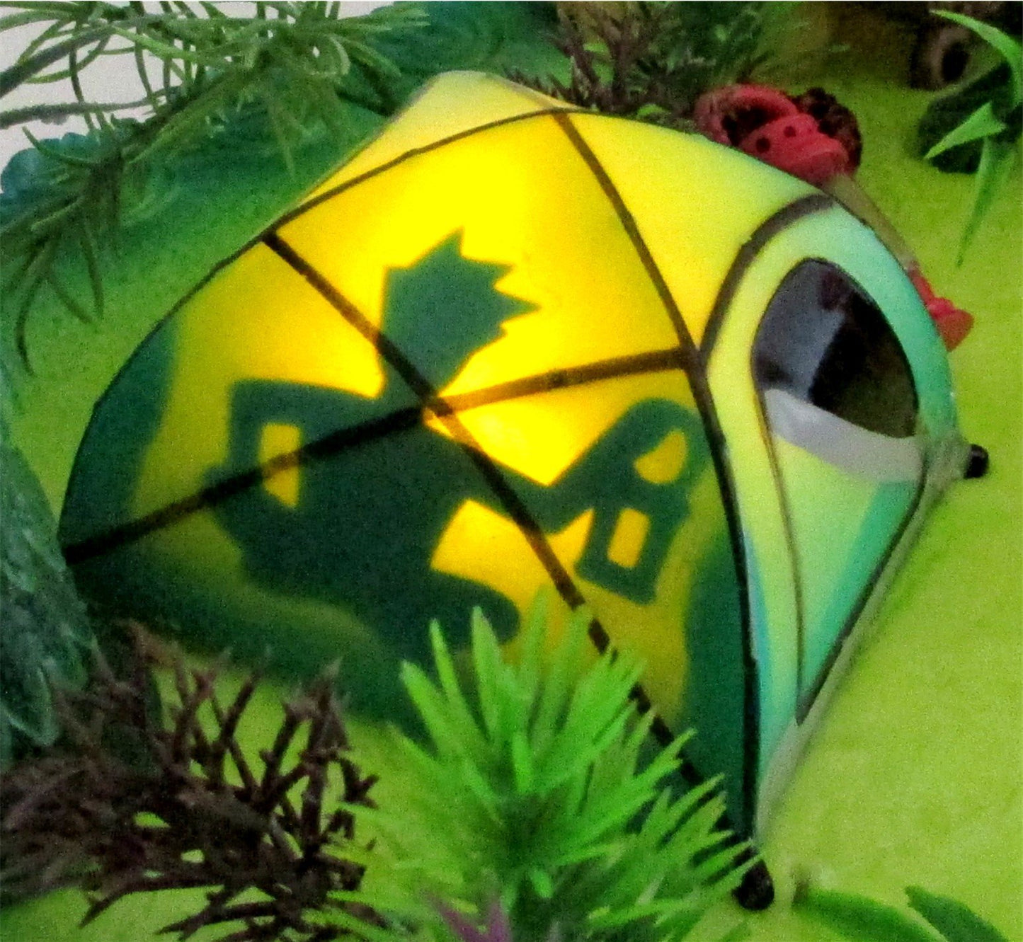 Nature Scene CAMPING 20 Piece Birthday CAKE Topper Set, Featuring Camping Items and Decorative Themed Accessories