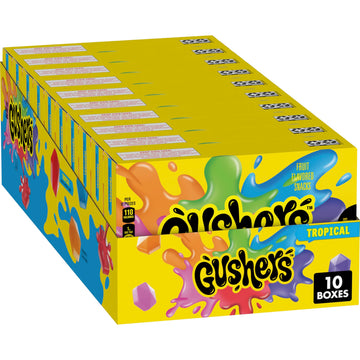Gushers Tropical Movie Box Fruit Flavored Snacks