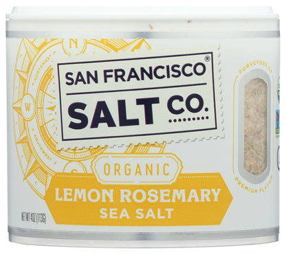 SAN FRANCISCO SALT CO Organic Rosemany Lemon Sea Salt, 4 OZ
