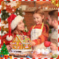 Weysat Large Gingerbread House Kit: 131 Pcs Holiday Cookie Decorating Kit - 8 Inch Easy To Assemble Christmas Gingerbread House Craft Creative Build & Gift For Xmas Diy Fun Party Favor Decor