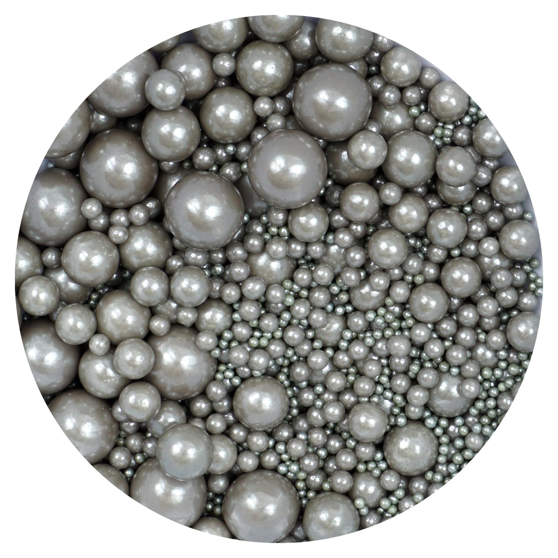 Silver Pearl Sugar Sprinkles 4.58 oz, Silver Sprinkles For Cake Decorating, Silver Sprinkles Edible, Silver Sprinkles For Cupcak