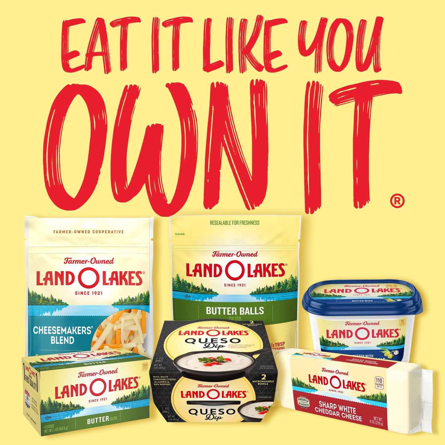 Land O Lakes Sliced White Deli American Cheese Product, 8 oz