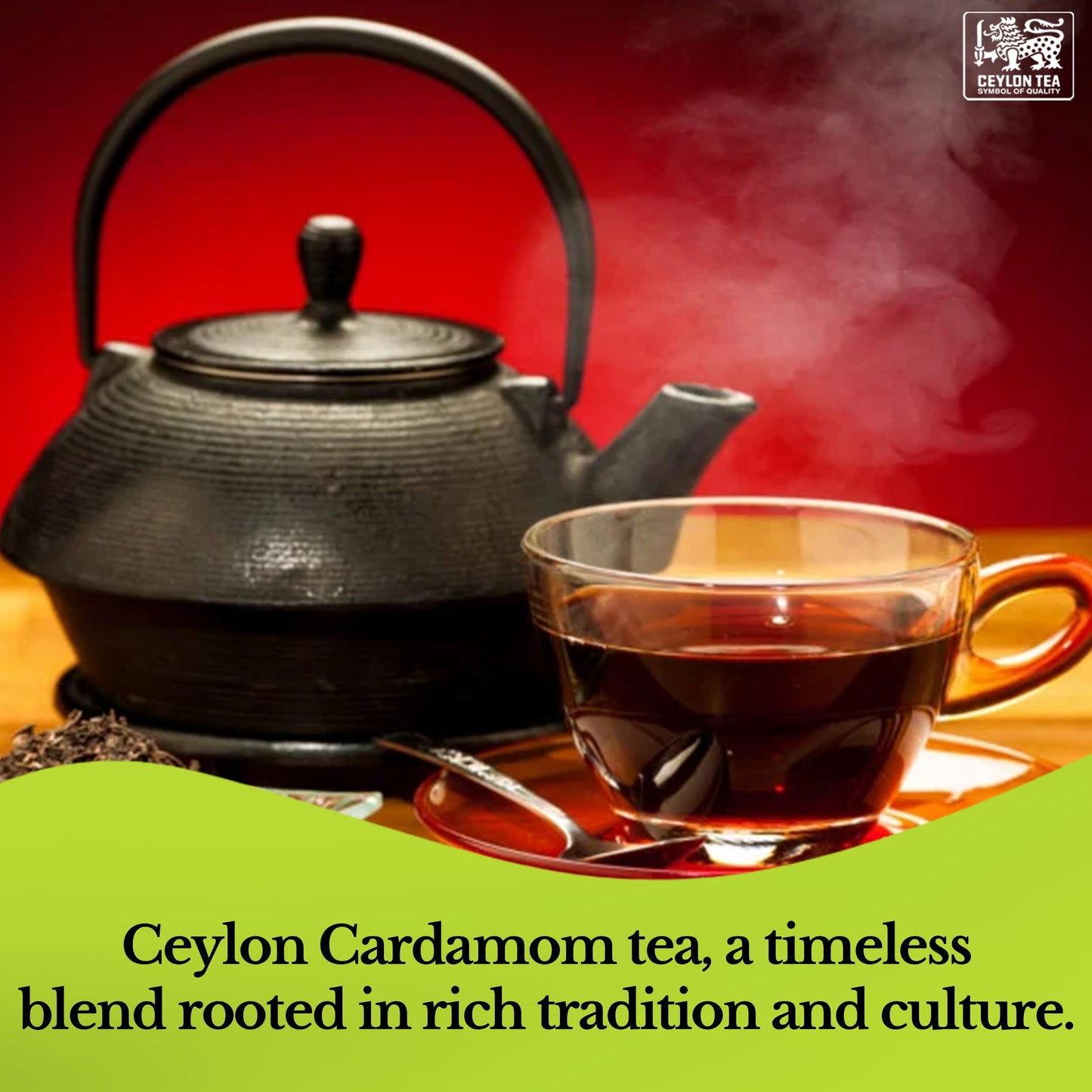 MEVLÂNA Pure Ceylon Tea - Premium Hand-Picked Black Tea with Rich Aroma, 16 Ounce Loose Leaf