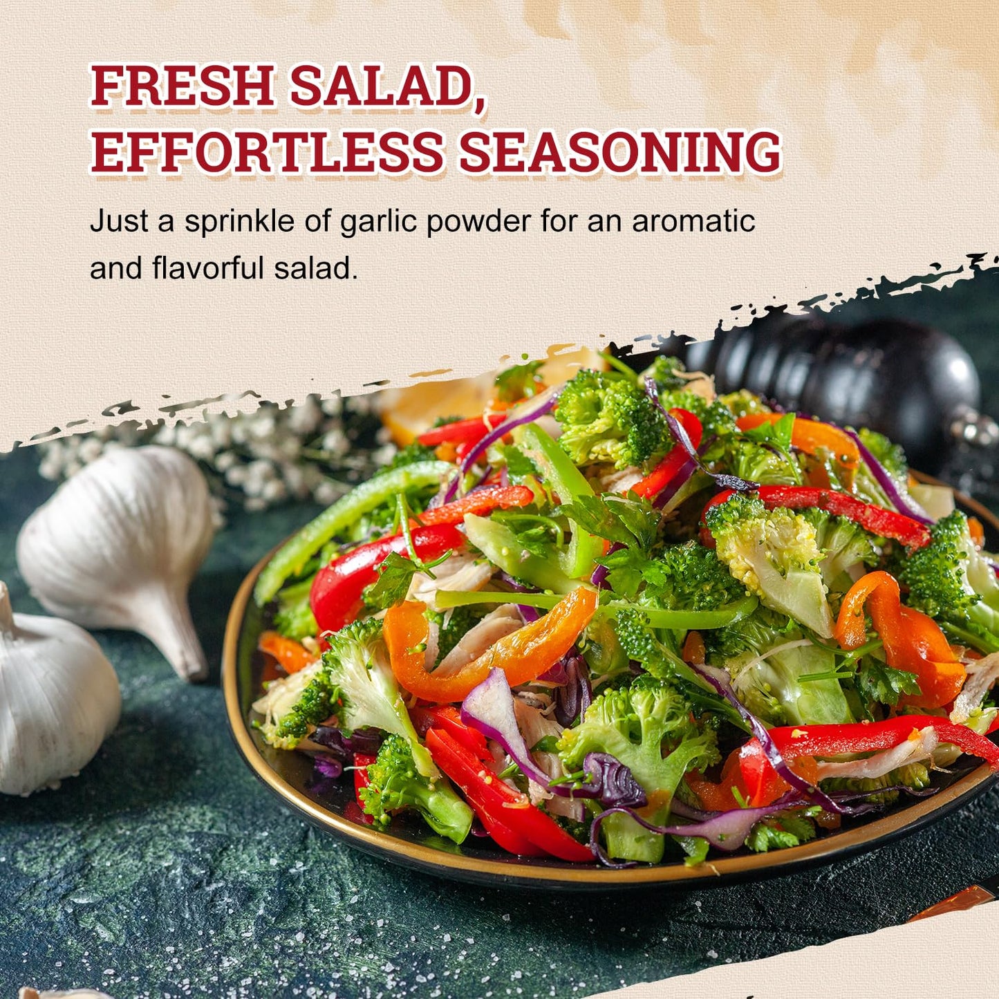 52USA Garlic Powder 22 oz (1.54Lb)  Fine Garlic Powder Seasoning for Cooking  Grilled Meats  Salads  Flavor Vegetables and Dressings  Gluten Free