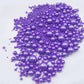 Edible Purple Pearls Sugar Sprinkles 120G/4.23 Oz, Mix Size Candy Pearl For Cake Decorating And Cupcake Toppers, Cookie Decorati