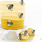 Sugar Robot - Edible Bees for cake decorations - Small Size - Edible bumblebee cake decorations - enhanced Crafted - Made in the USA Cake -Set of 24 (Bumble Bees)