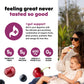 NOKA Superfood Fruit Smoothie Pouches, Cherry Acai, Vegan, Gluten Free, 4.22 oz, Pack of 6