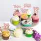 30Pcs Happy 13Th Birthday Cupcake Toppers Cheers To 13 Vintage 2012 Cupcake Picks Hello 13 Thirteen 13Th Birthday Decorations Fo