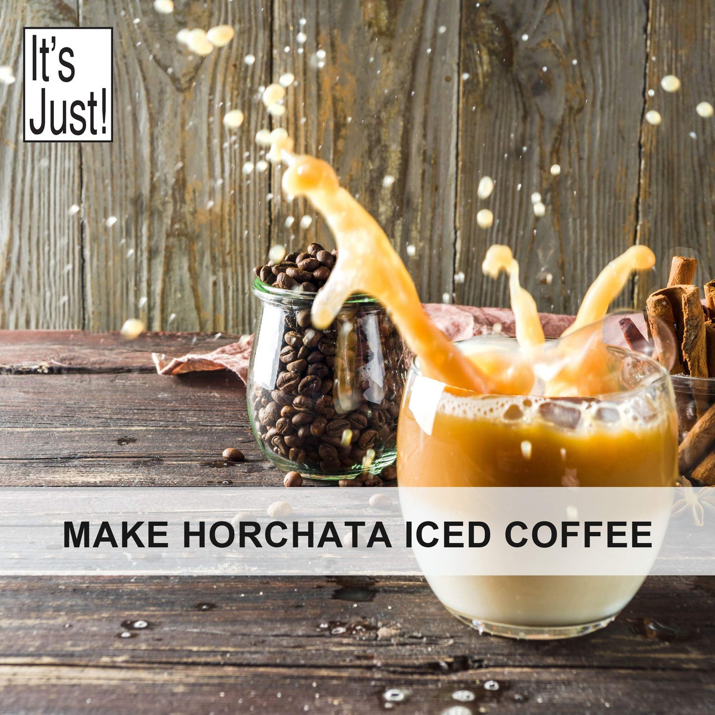 Its Just! Horchata Drink Mix, Gluten-Free, Non-GMO, 10oz, Makes 1 Gallon, Traditional Mexican Flavor