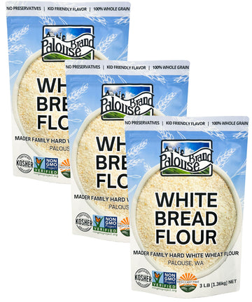Certified Glyphosate Residue Free Hard White Wheat Flour | 9 LBS | No Additives or Preservatives | 100% Non-Irradiated | Certifi