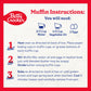 Betty Crocker Banana Nut Muffin And Quick Bread Mix, Made With California Walnuts, 12.3 Oz. (Pack Of 12)