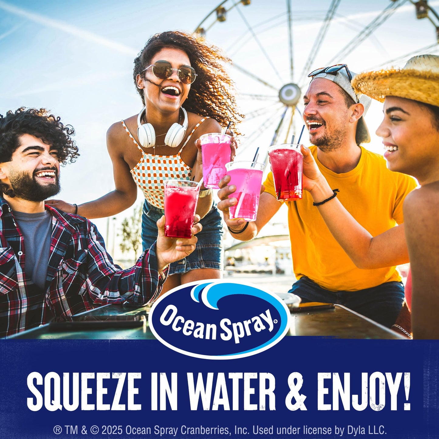 Ocean Spray Liquid Water Enhancer  White Cran-Strawberry  Zero Sugar with Real Cranberry Juice (4 Bottles  Makes 96 Flavored Water Drinks)