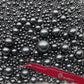 SE Si&Moos Black Edible Pearls Black Pearl Sprinkles for Cake Decorating Edible Cake Sugar Pearls Halloween Christmas Cookie Dec