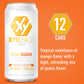 XYIENCE Mango Guava Energy Drink, 16 fl oz Can, Pack of 12, Refreshing Energy Boost