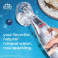 evian Sparkling Carbonated Natural Water 330ml Glass Bottle, Case of 20 Bottles