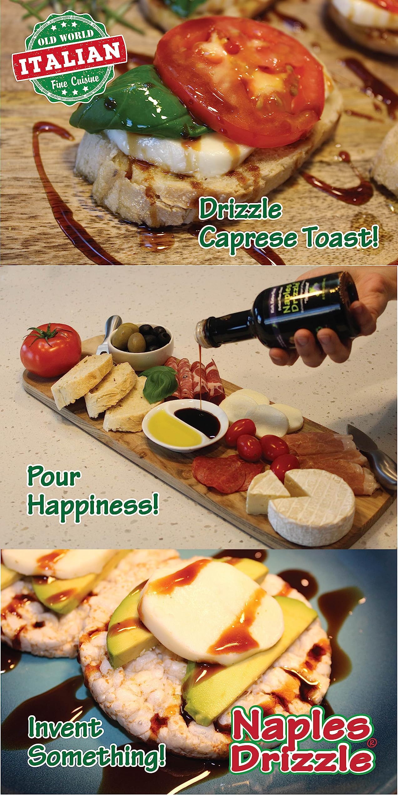 Bordeaux Cherry - Rich, Extra Thick Balsamic Vinegar Reduction, No Added Sugar Or Thickeners, Better-Than-Glaze Balsamic Vinegar