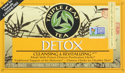 Triple Leaf Tea: Tea,Detox, 20 ct