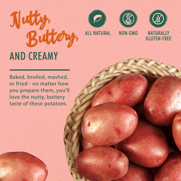 Melissa'S Baby Dutch Red Potatoes, Fresh Baby Red Skin Potatoes, Year-Round Baby Dutch Red Potatoes In A Bag, 3Lbs (2X 1.5Lb Bag