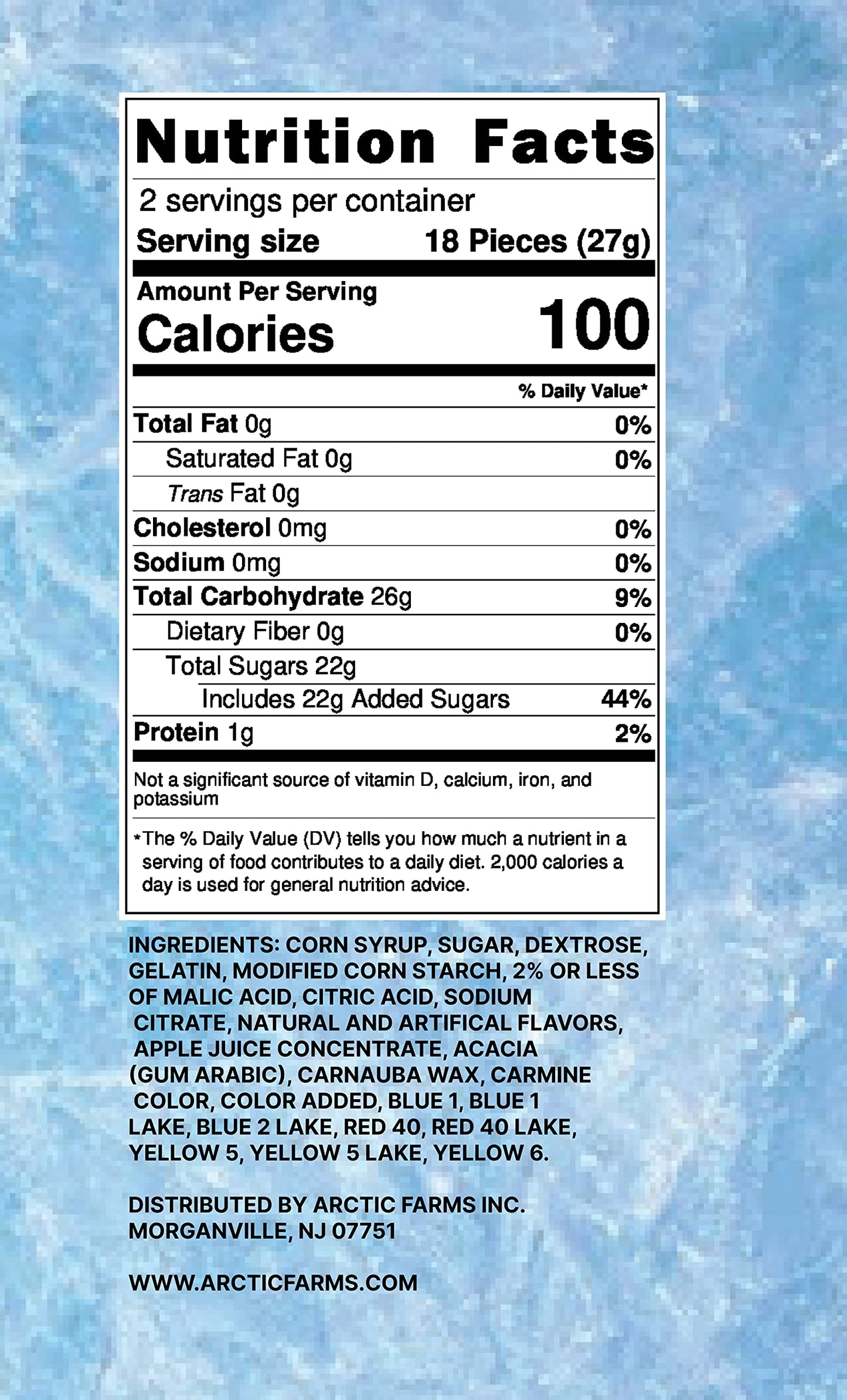 Arctic Farms Freeze Dried Candy Clusters Candies 2Oz Bagged And Boxed (Rainbow) (Pack Of 2)