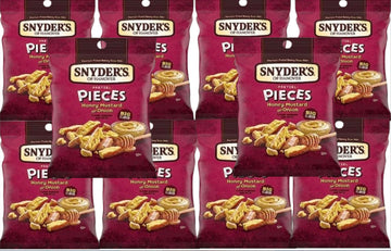 Snyder'S Pretzels: Honey Mustard Pretzels - 2.25 Ounce -10 Bag Set 10 Bag Set