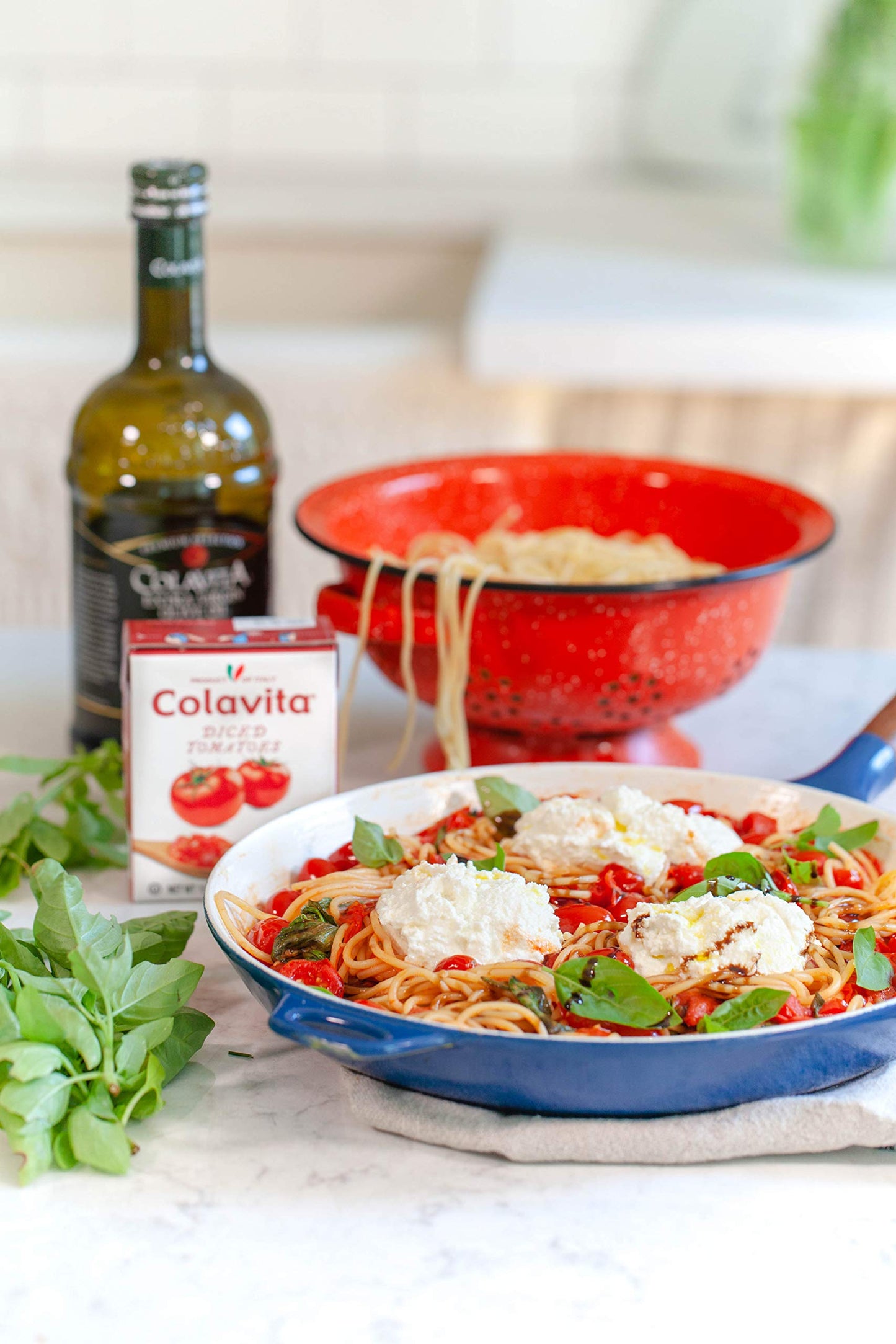 Colavita Italian Diced Tomatoes, Perfect For Chunky Sauces And Pasta Dishes, Or As A Topping For Bruschetta And Soups, Tetra Recart Box, Eco-Friendly, Sustainable 13.76 Ounce (Pack Of 16)