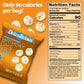 Drizzilicious Mini Rice Cakes - Vegan, Gluten Free, 90 Calories, 0.74 oz (Pack of 10)