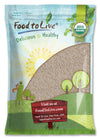 Food to Live Organic White Chia Seeds, 10 Pounds - Whole, Raw, Kosher, Keto, Sirtfood, Vegan, Bulk. Rich in Omega 3, 6, Dietary 
