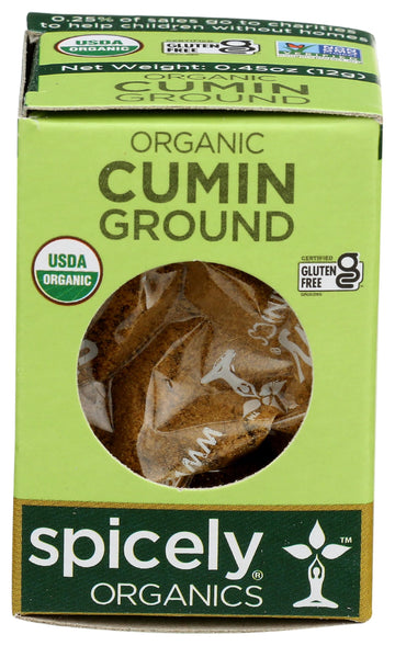 Spicely Organic Ground Cumin, 0.45 Oz