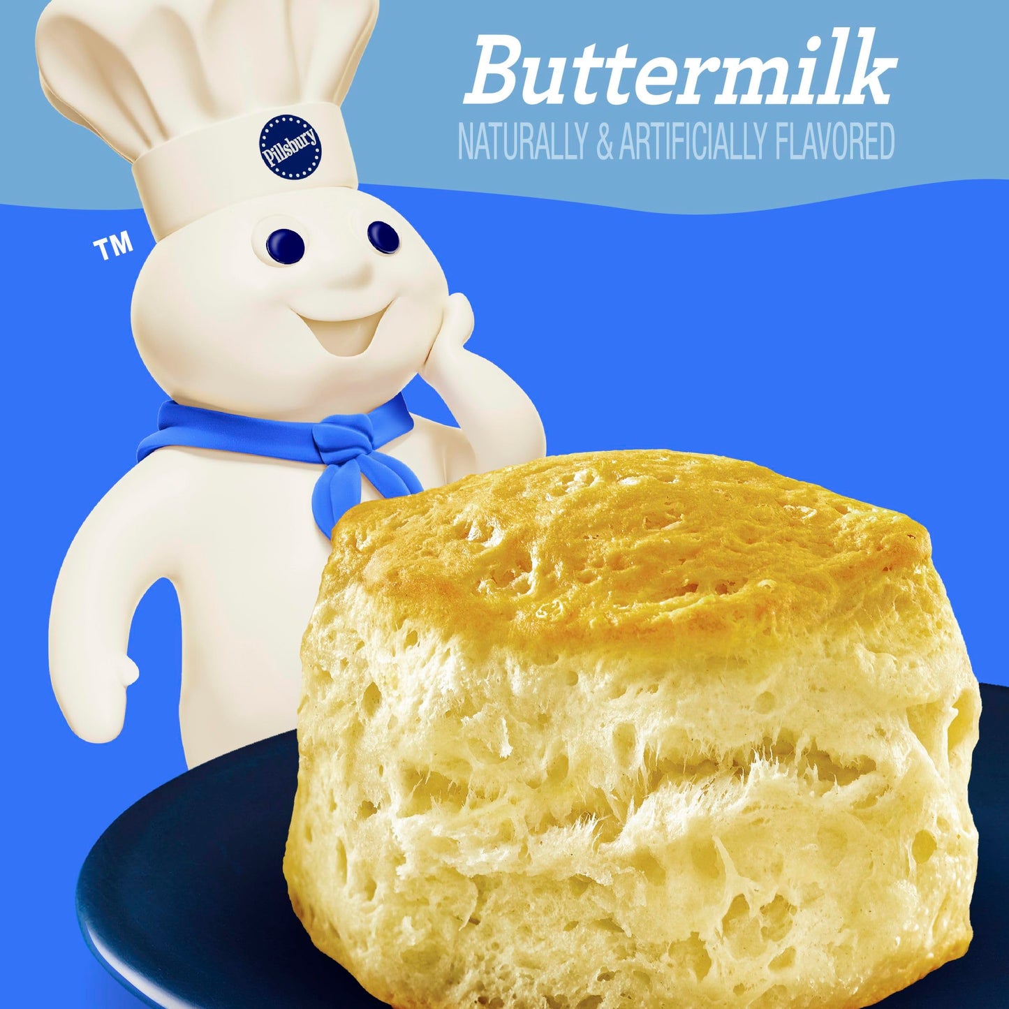 Pillsbury Grands! Southern Homestyle Buttermilk Biscuits, 8 Ct, 16.3 oz