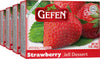 Gefen Strawberry Flavored Jello 3oz (4 Pack) Vegan Friendly, Easy to Prepare, Kosher for Passover, No High Fructose Corn Syrup