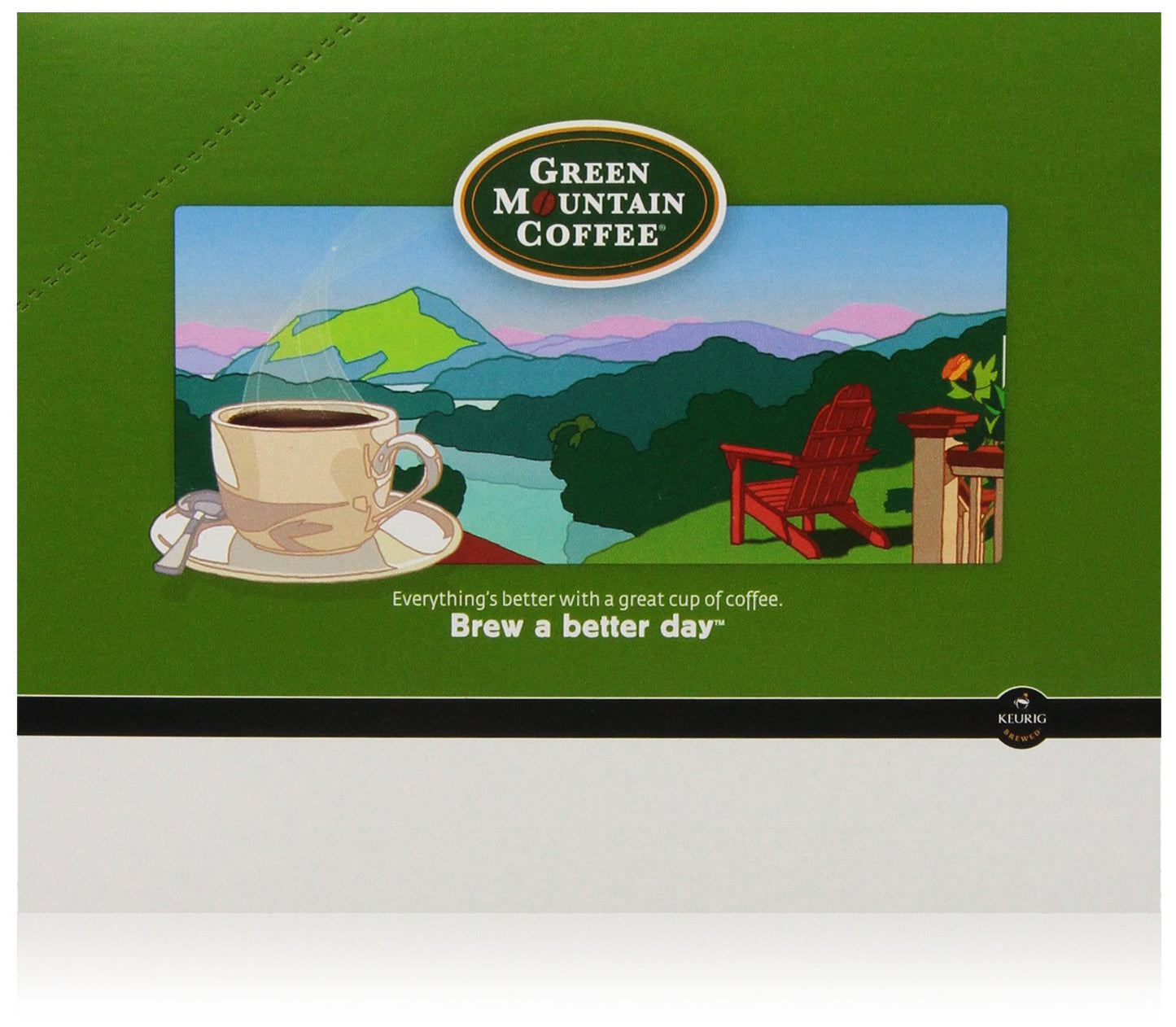 Green Mountain Coffee French Vanilla Decaf K-Cup Portion Pack, Light Roast, 24 Count, Model 74-07732, Green